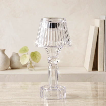 Mini Crystal Style LED Table Lamp Set Warm Glow Decor Light (12 Pc)