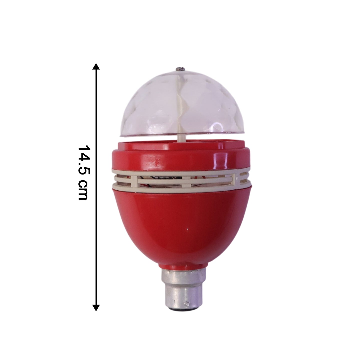 Multicolour Rotating LED Disco Light Bulb for Party, Festival and Events (1 Pc)