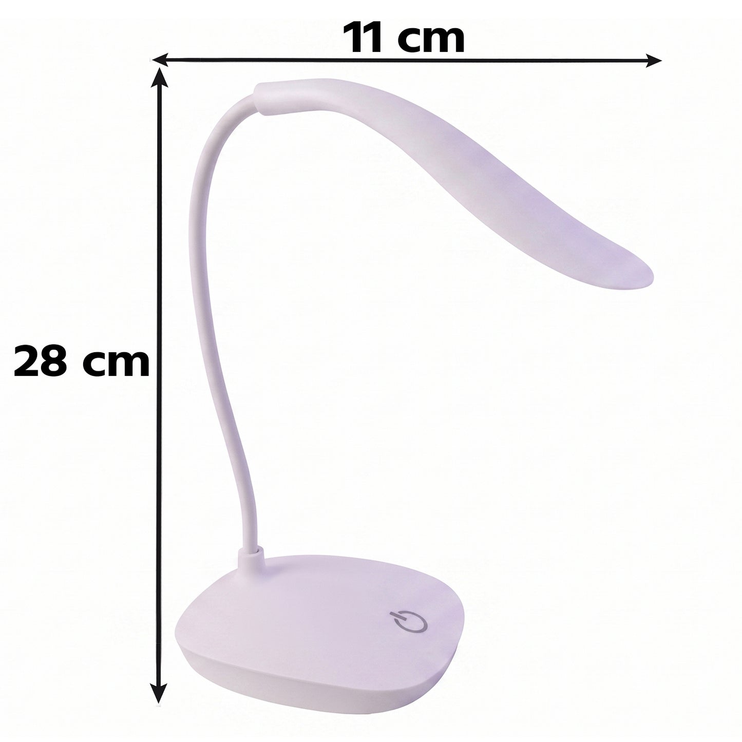 LED Desk Table Lamp Flexible Touch Dimmer Eye Care Reading Study Light (1 Pc) view 6