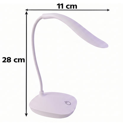 LED Desk Table Lamp Flexible Touch Dimmer Eye Care Reading Study Light (1 Pc) view 6
