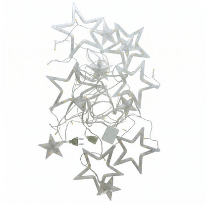 White Star LED String Light Set Warm Fairy Lights for Decoration (1 Set)