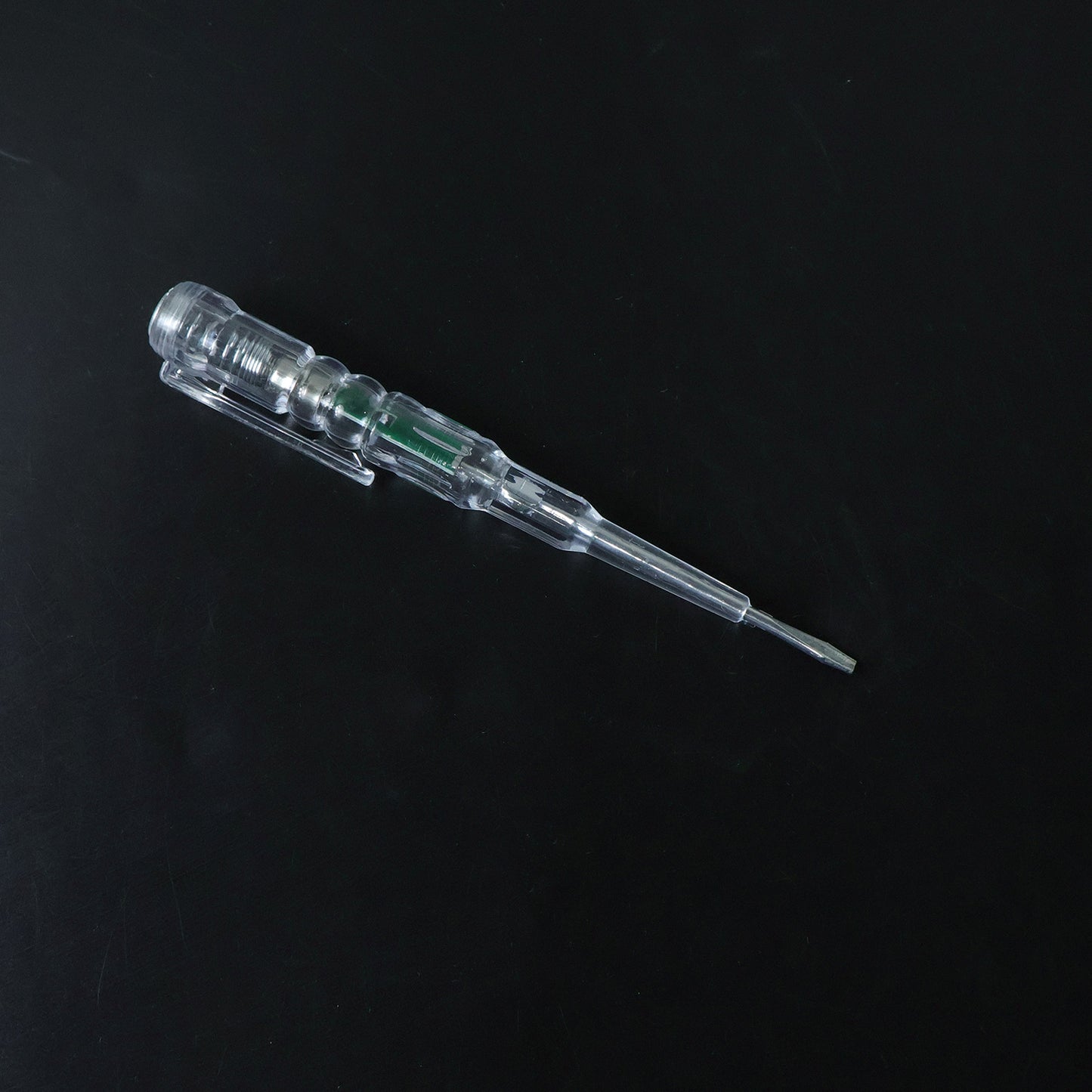 Electrical tester pen with illuminated LED indicator