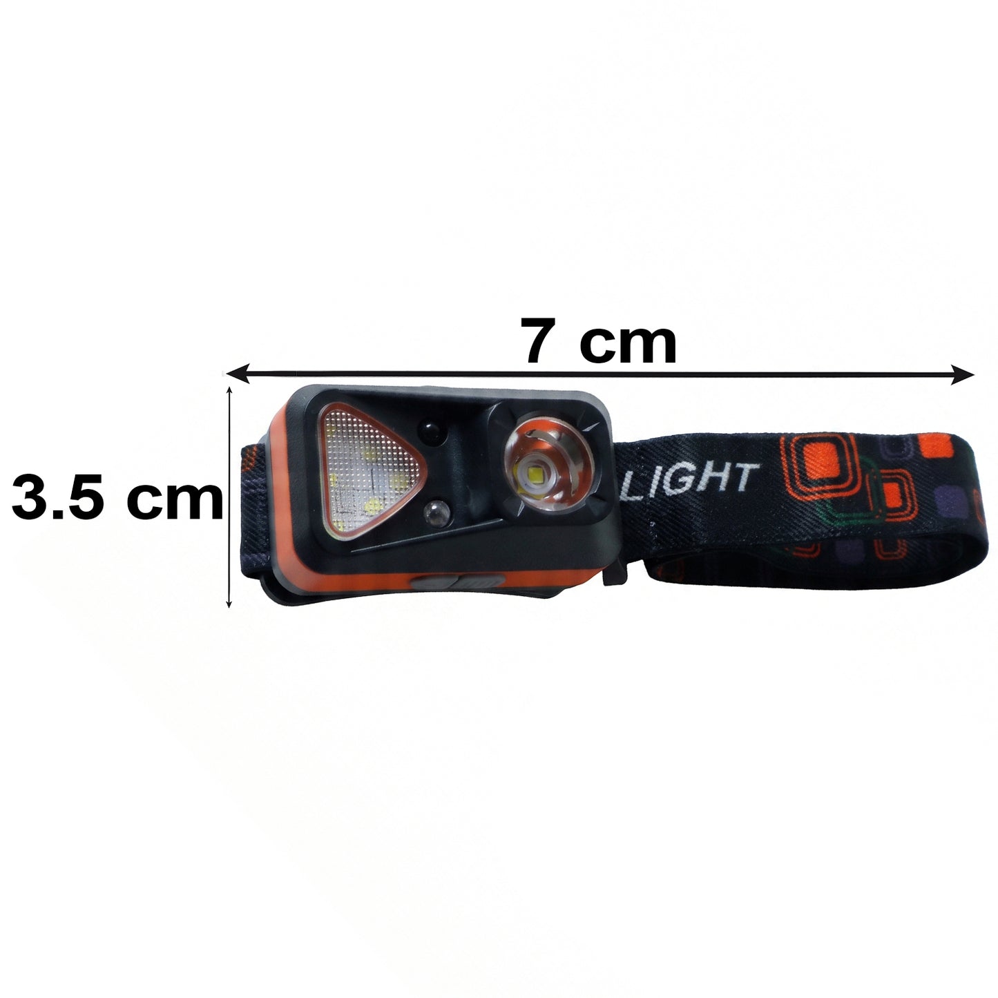 Inductive LED Head Lamp Rechargeable Motion Sensor Headlight (1 Pc)