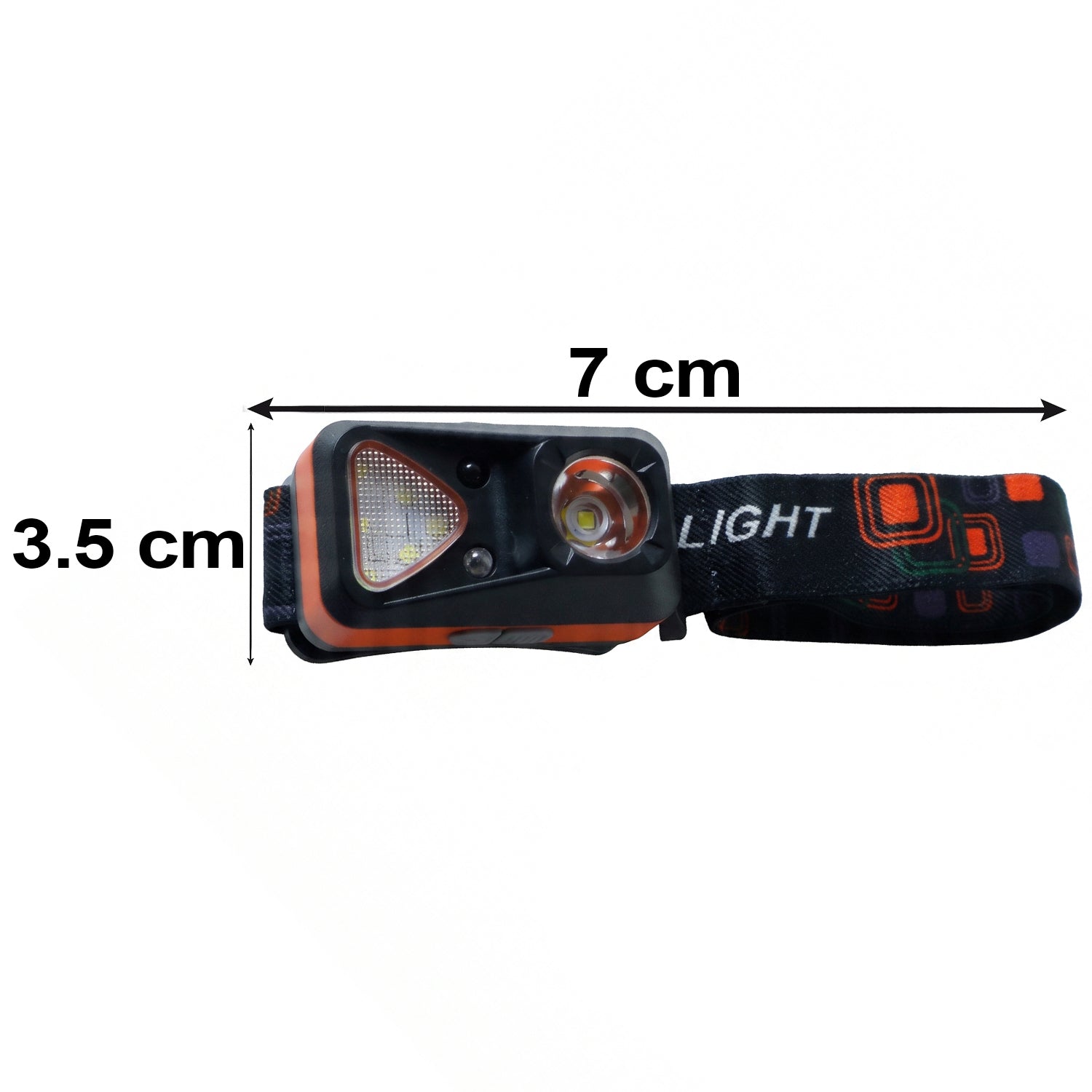 Inductive LED Head Lamp Rechargeable Motion Sensor Headlight (1 Pc)