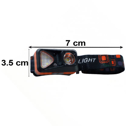 Inductive LED Head Lamp Rechargeable Motion Sensor Headlight (1 Pc)