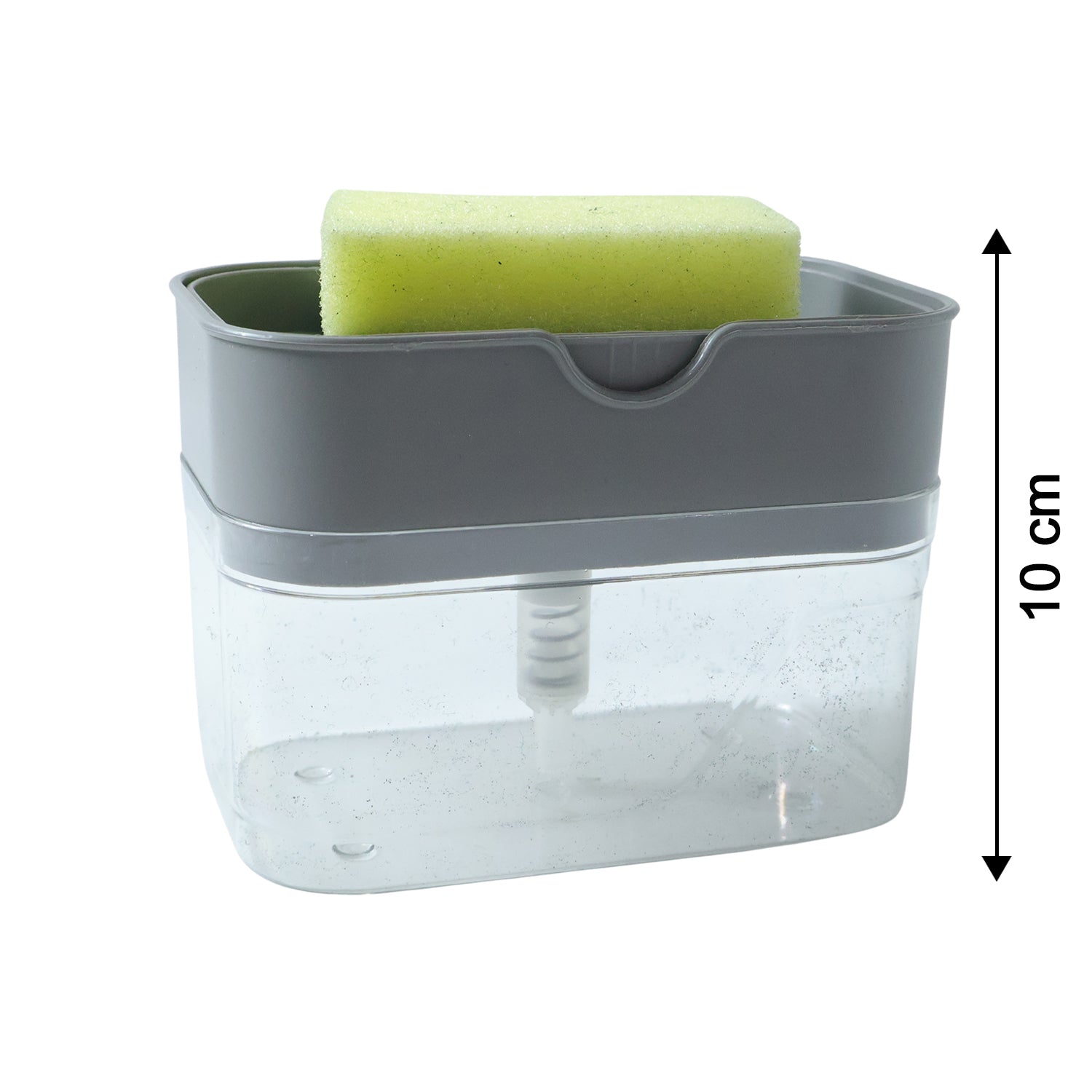 Liquid Soap Dispenser on Countertop with Sponge Holder For Pet