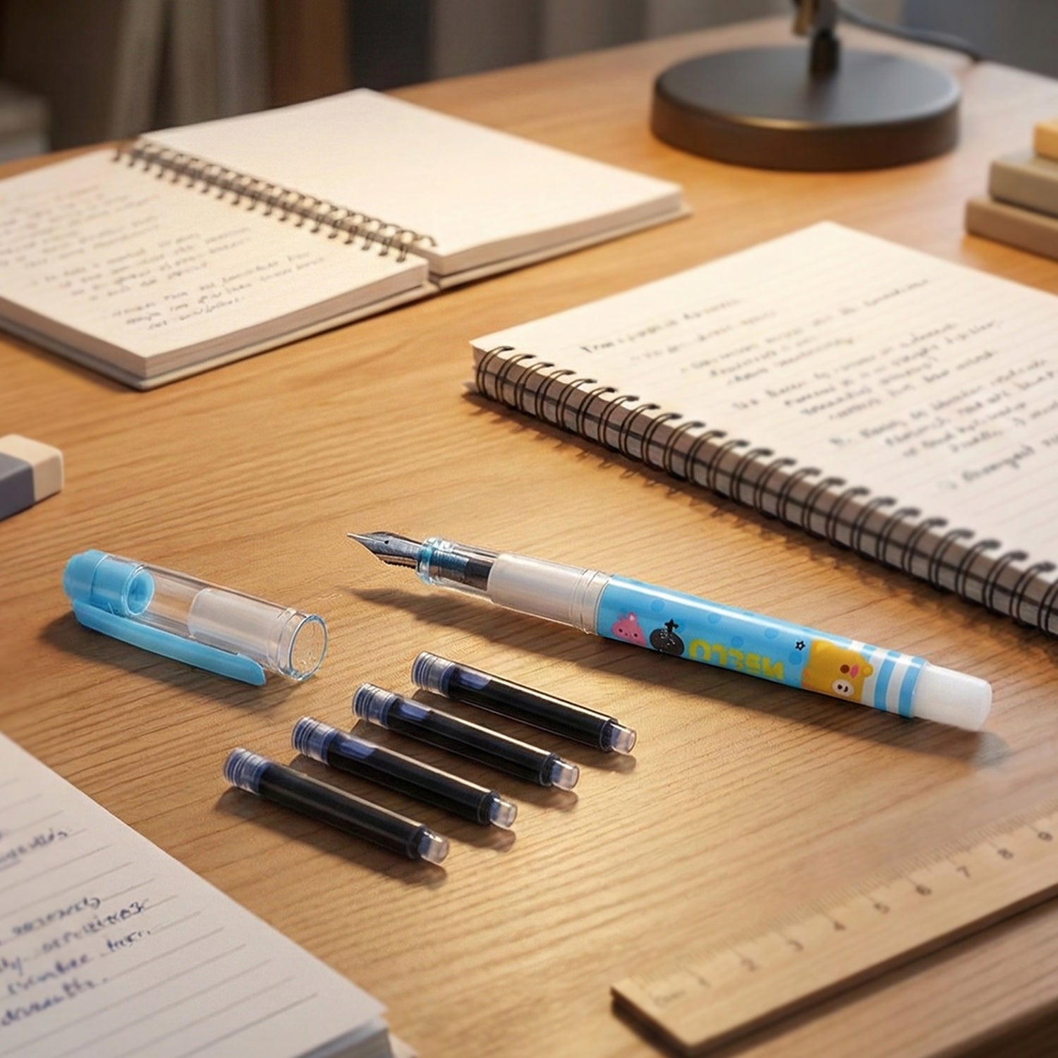 Fun cute liquid ink pen set