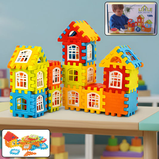 Little Architect 90-Piece Educational Building Blocks for Kids