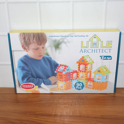 Little Architect 90-Piece Educational Building Blocks for Kids