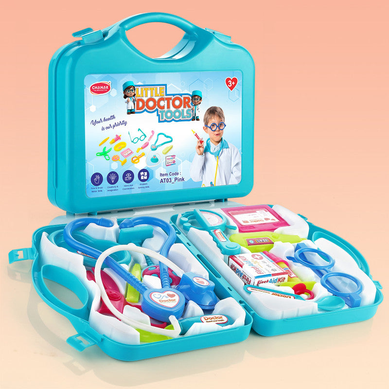 Aditi Kids Doctor Play Kit with Carry Case | 15+ Medical Tools for Pretend Play