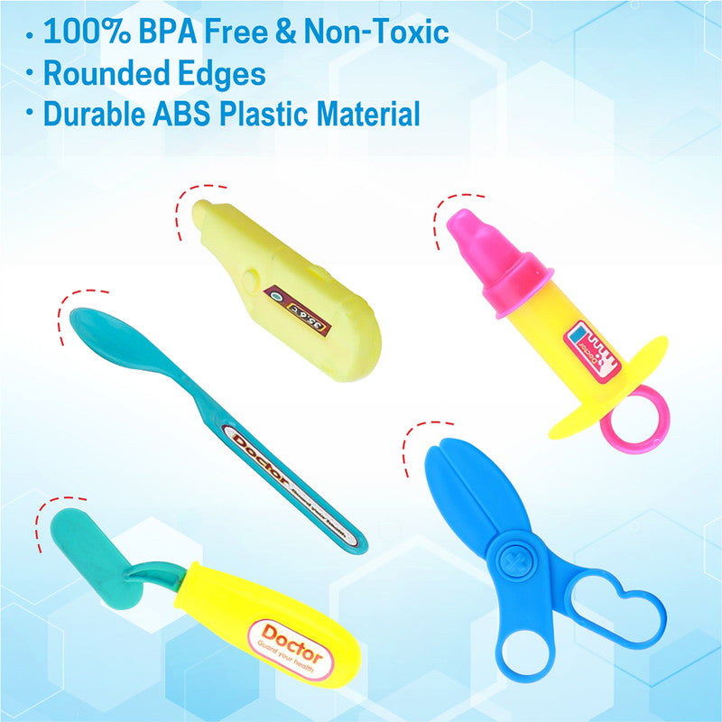 Aditi Kids Doctor Play Kit with Carry Case | 15+ Medical Tools for Pretend Play