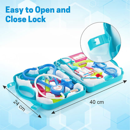 Aditi Kids Doctor Play Kit with Carry Case | 15+ Medical Tools for Pretend Play
