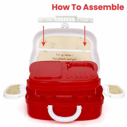 Aditi Little Doctor Play Set with 15 Medical Tools & Carry Case for Kids