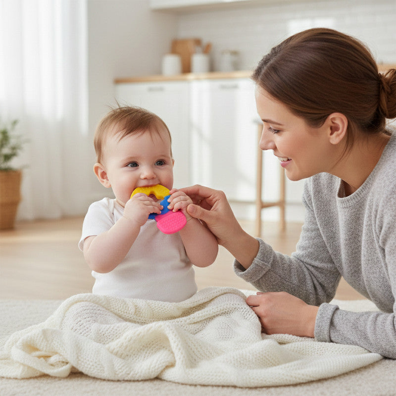Little Star Teether for Babies – Safe, Soft, and Colorful Teething Toy