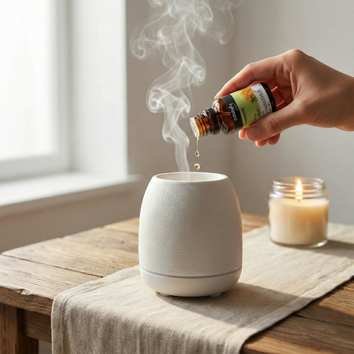 Eyelet Aromatherapy Diffuser Oil for Humidifier – Osmanthus Fruity Leathery Aroma (10Ml)