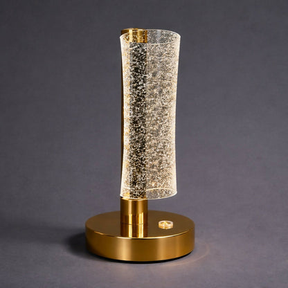 Modern Crystal Table Lamp with Warm Light for Bedroom & Living Room