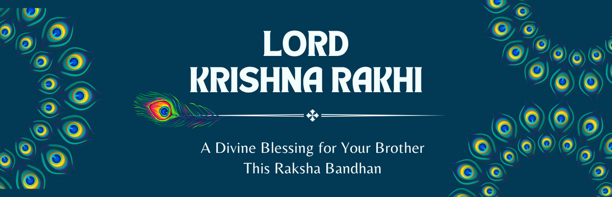 Lord Krishna Rakhi – A Divine Blessing for Your Brother This Raksha Bandhan