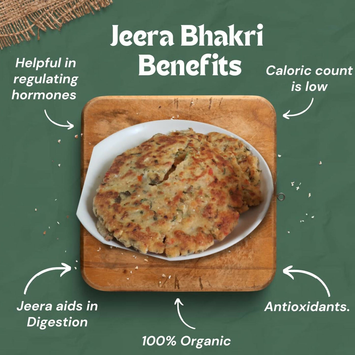 Naasta Baasta Jeera Bhakhari – Crispy Cumin Flavored Ready to Eat Snack (200 Gm)
