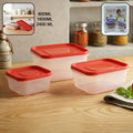 Plastic Food Storage Container Set – Leak-Proof & Space-Saving