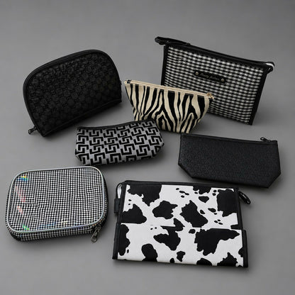 Multipurpose pouch fitting inside handbag