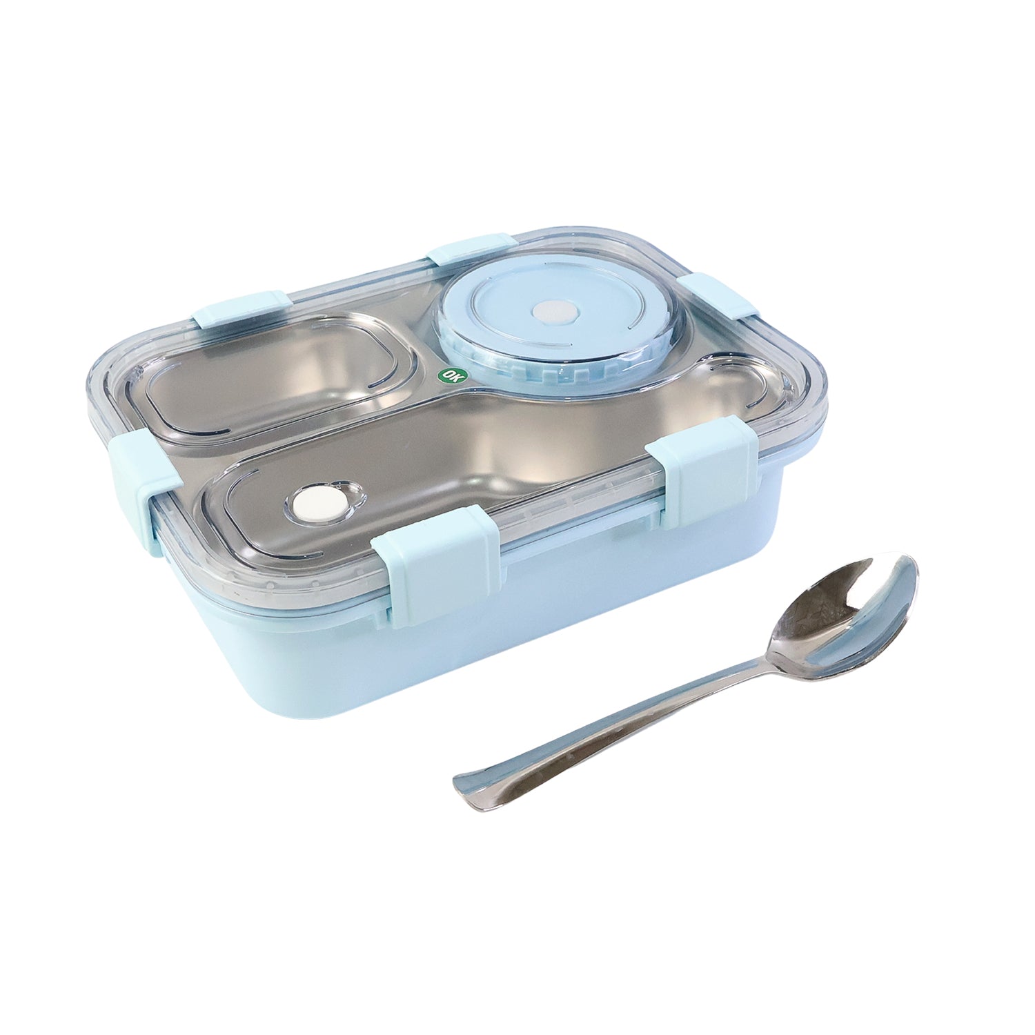 Premium Stainless Steel Compartment Lunch Box 1 Set
