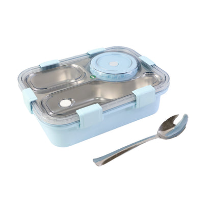 Premium Stainless Steel Compartment Lunch Box 1 Set