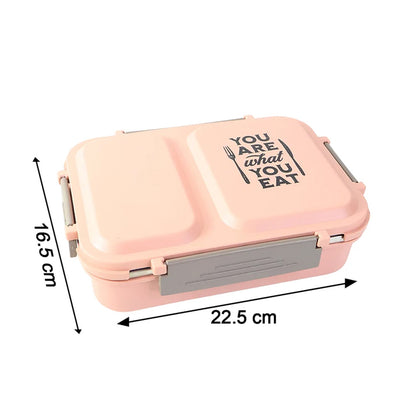 Stainless Steel Lunch Box – 2 Partition Leak-Proof Tiffin