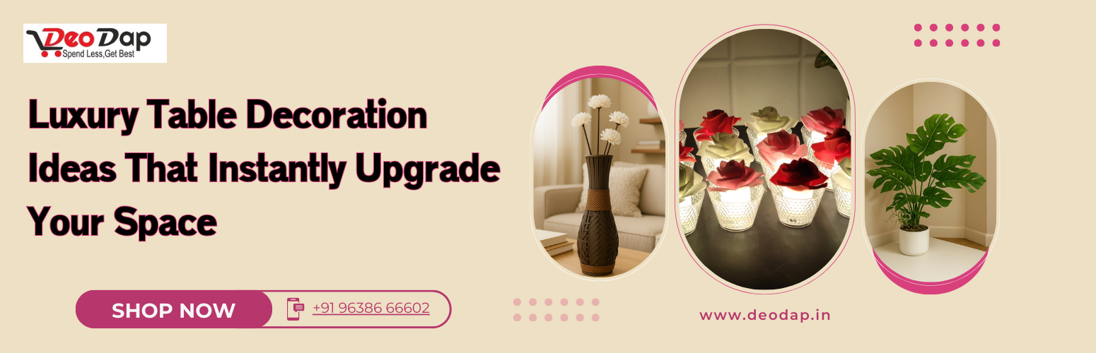 Luxury Table Decoration Ideas That Instantly Upgrade Your Space