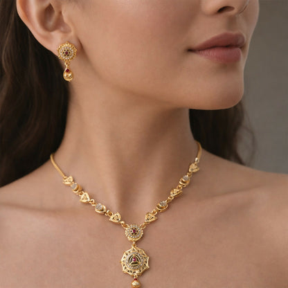 Stunning Necklace Set for Every Occasion with Beautiful Statement Design