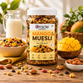 Mango Muesli Premium Fruity Crunchy Wholesome Healthy Breakfast Cereal Bowl (400g)