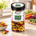 Dried Masala Vegetables Premium Crunchy Flavourful Veggie Tasty Snack Mixture (250g)