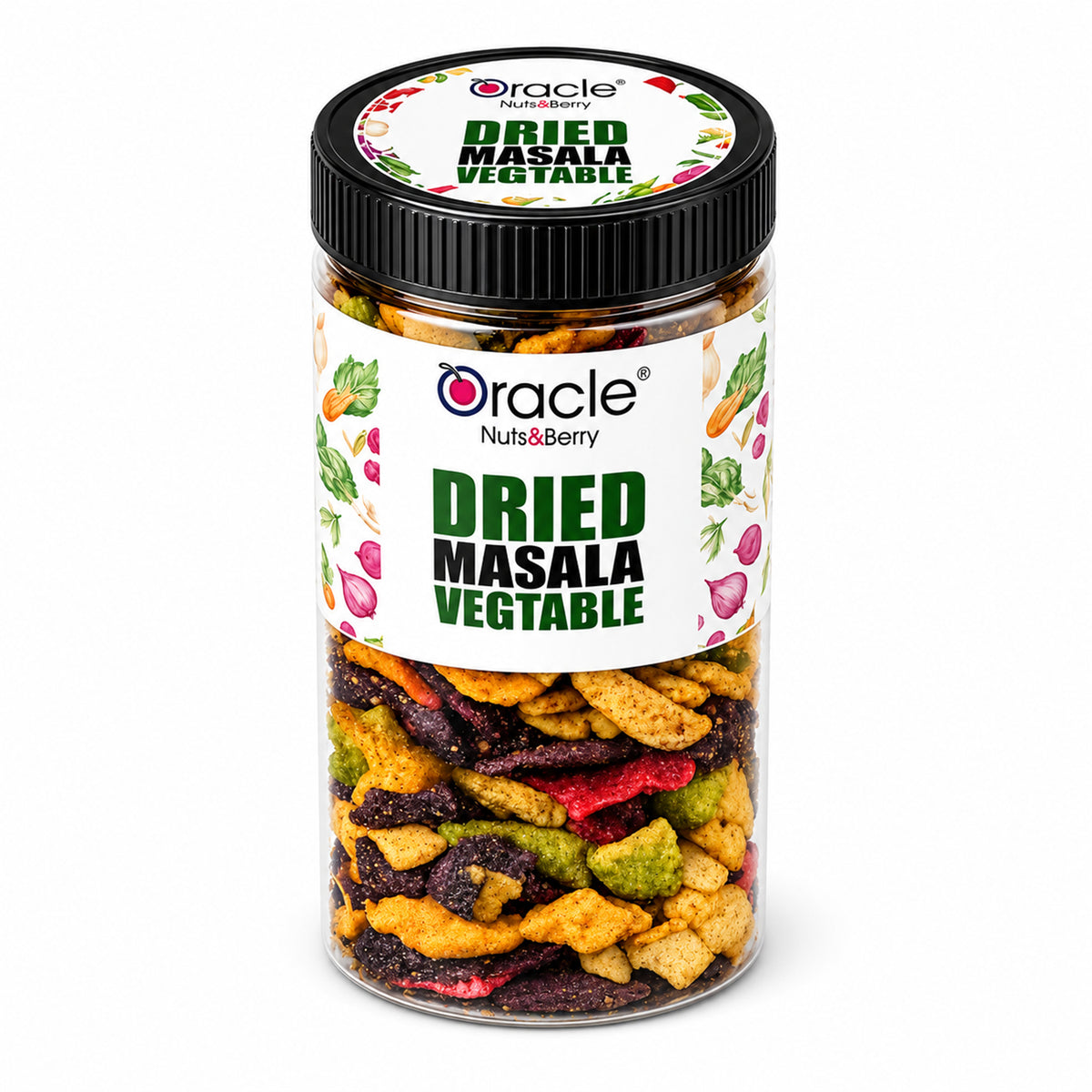 Dried Masala Vegetables Premium Crunchy Flavourful Veggie Tasty Snack Mixture (250g)
