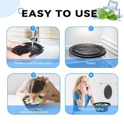DeoDap Silicone Face Ice Bowl - angle