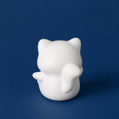 Panda lamp on nursery bedside table