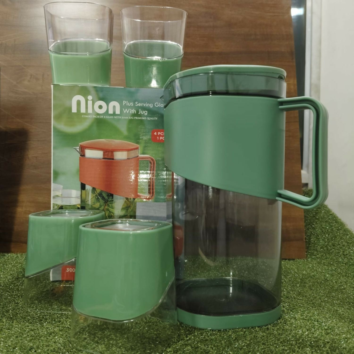 Nion with Jug with 4 serving Glass