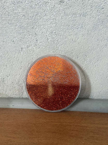 Red Glitter Resin Tea Coaster for Cup & Mug ( MUG NOT INCLUDED)