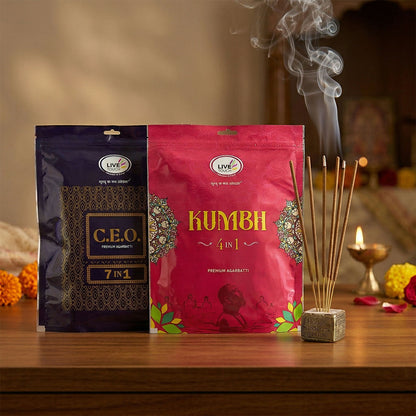 C.E.O. & Kumbh Premium Agarbatti Jumbo Family Pack box