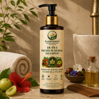 Sanjivanoo 18 In 1 Premium Herbal Shampoo Ayurvedic Hair Care (200ml)