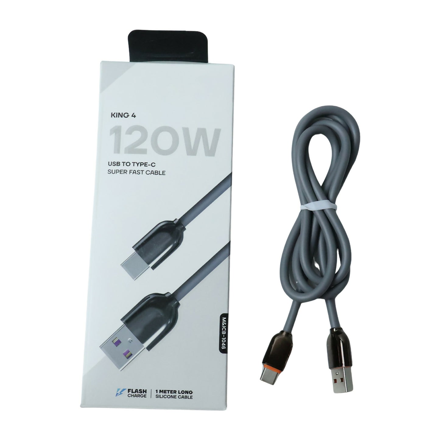 Durable 1 meter USB Type C charge and sync cable
