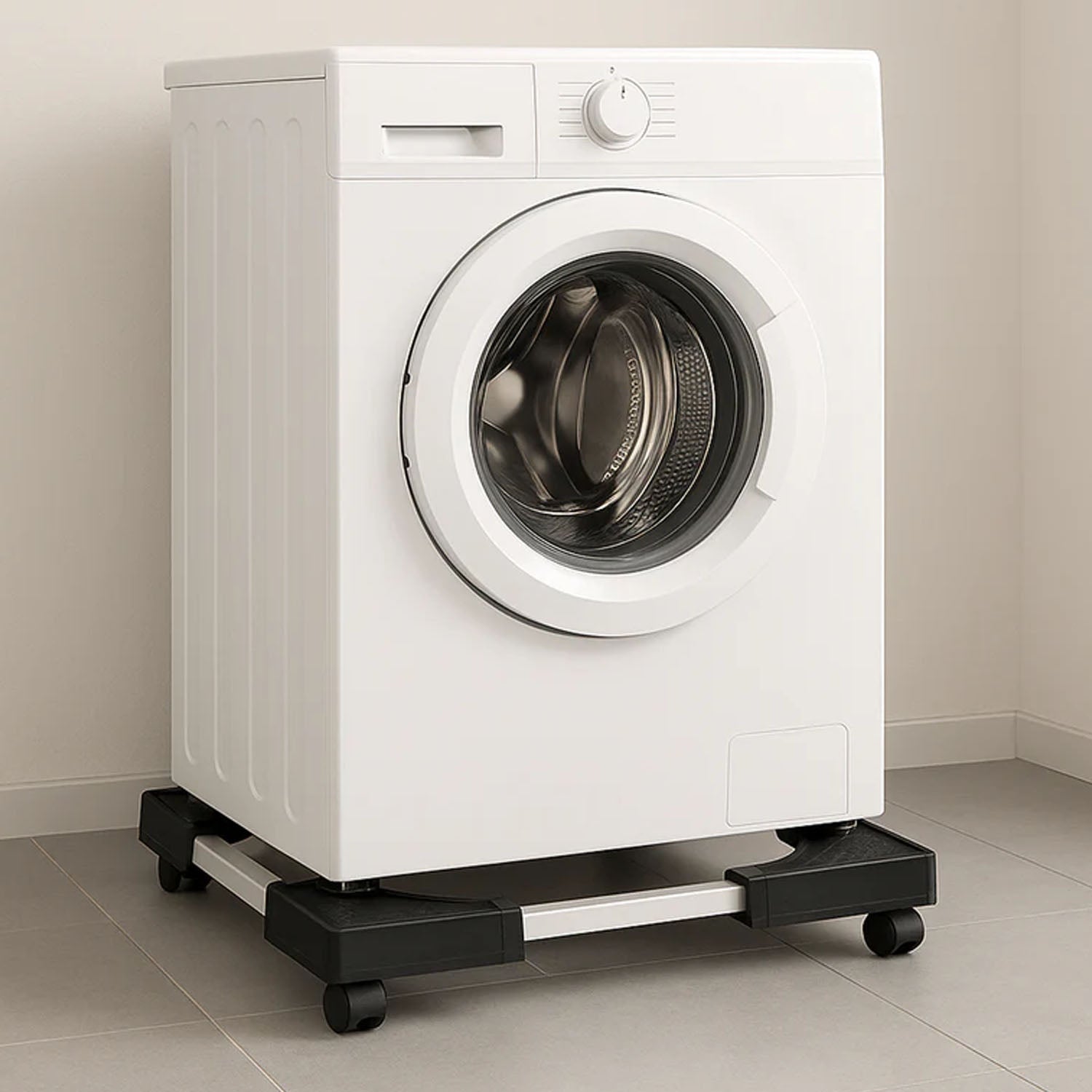 Adjustable Washing Machine & Refrigerator Stand (67×67 cm ,1 Pc)