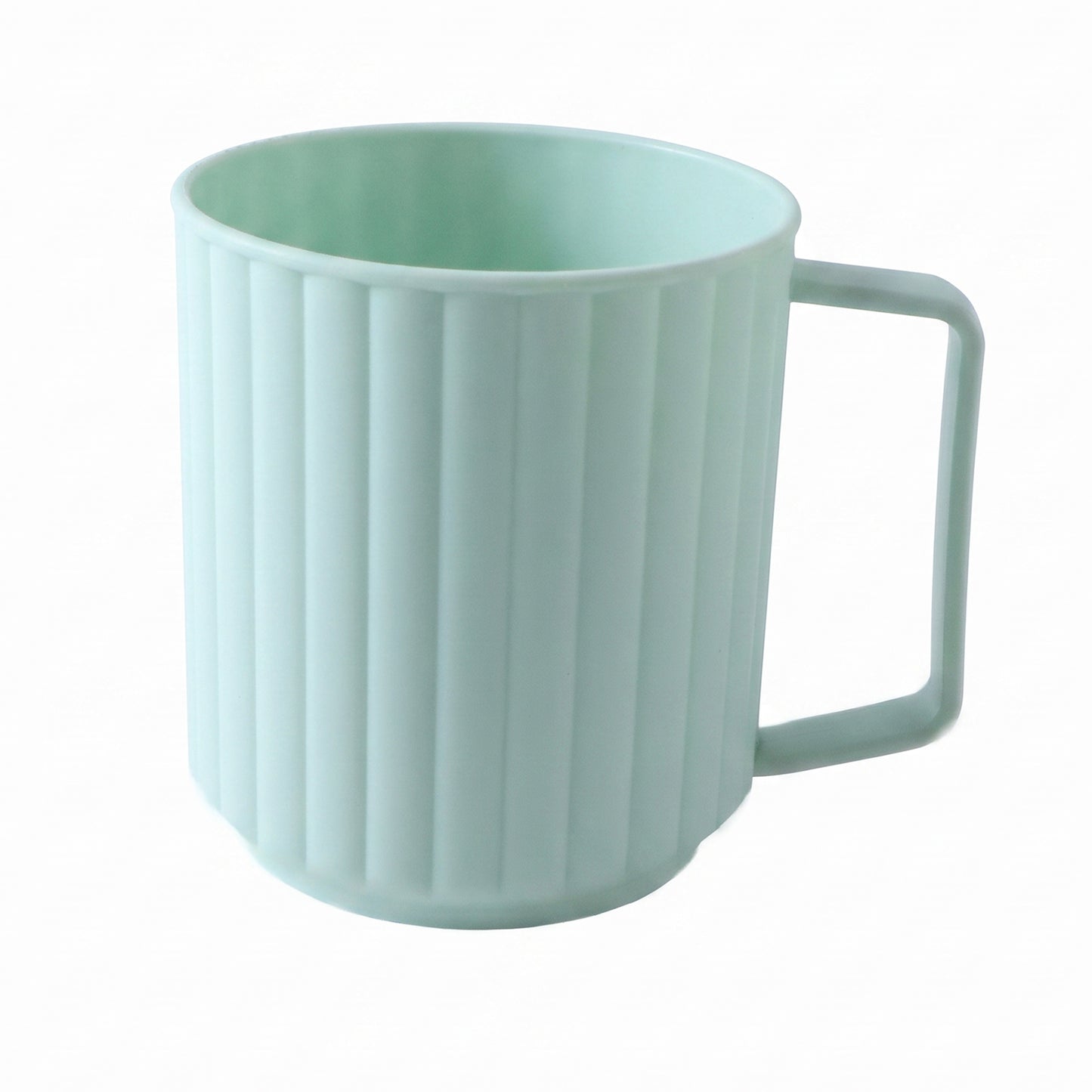 Unbreakable Plastic Drinking Mug with Handle for Coffee Tea and Milk (1 Pc)