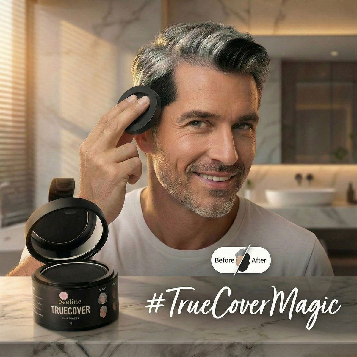 Hairline Color Powder - Instant Grey Hair Coverage - Image 5
