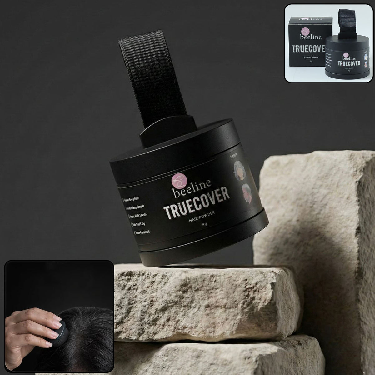 Hairline Color Powder - Instant Grey Hair Coverage - Image 1