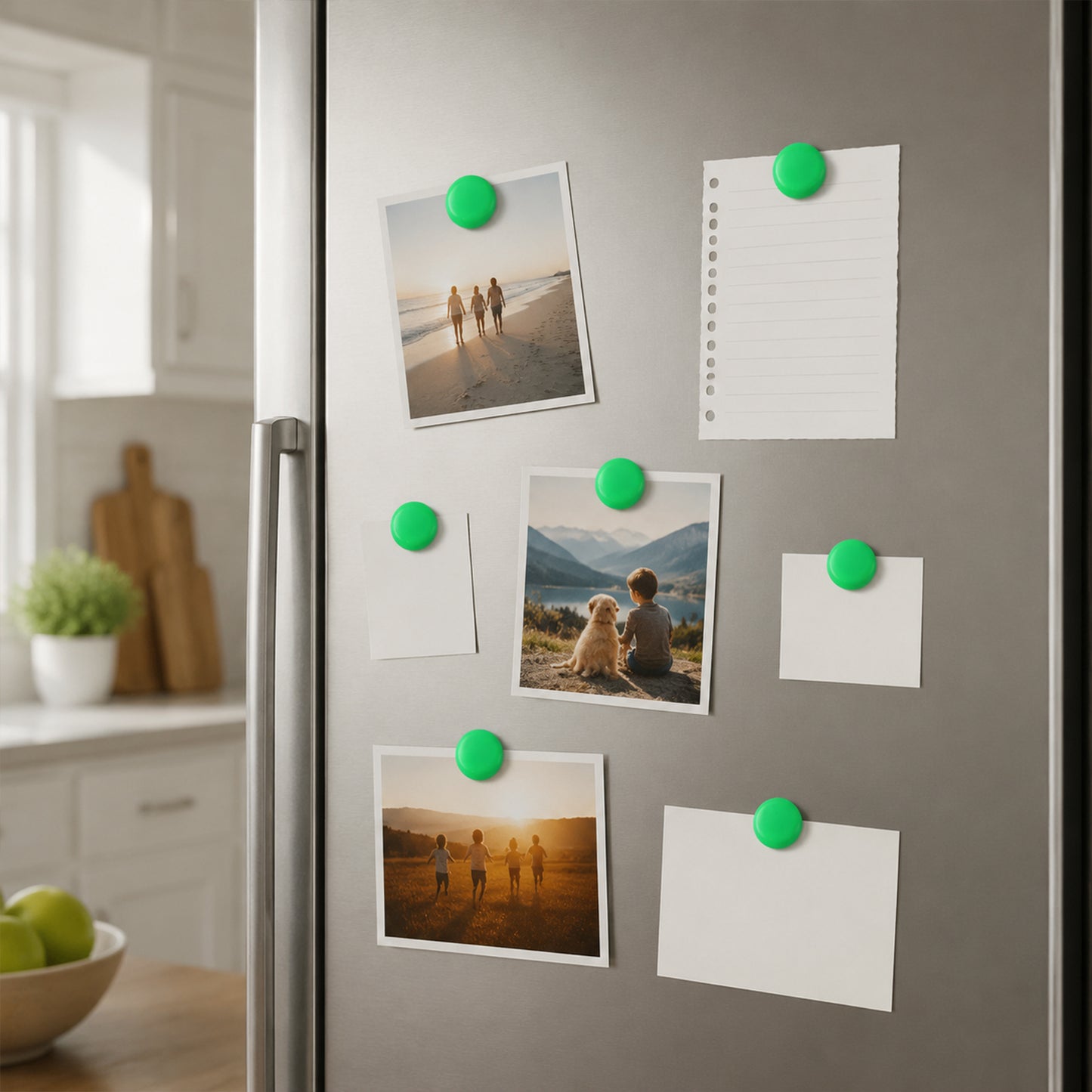 Board Magnets – Vibrant Circular Plastic for Whiteboards | Deskura