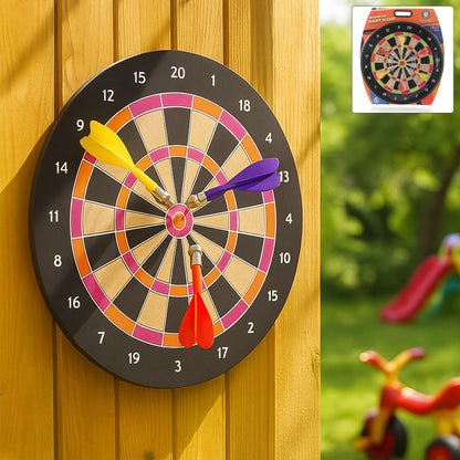 Aditi Magnetic Dart Board Game | Safe Indoor Dart Set with 6 Magnetic Darts