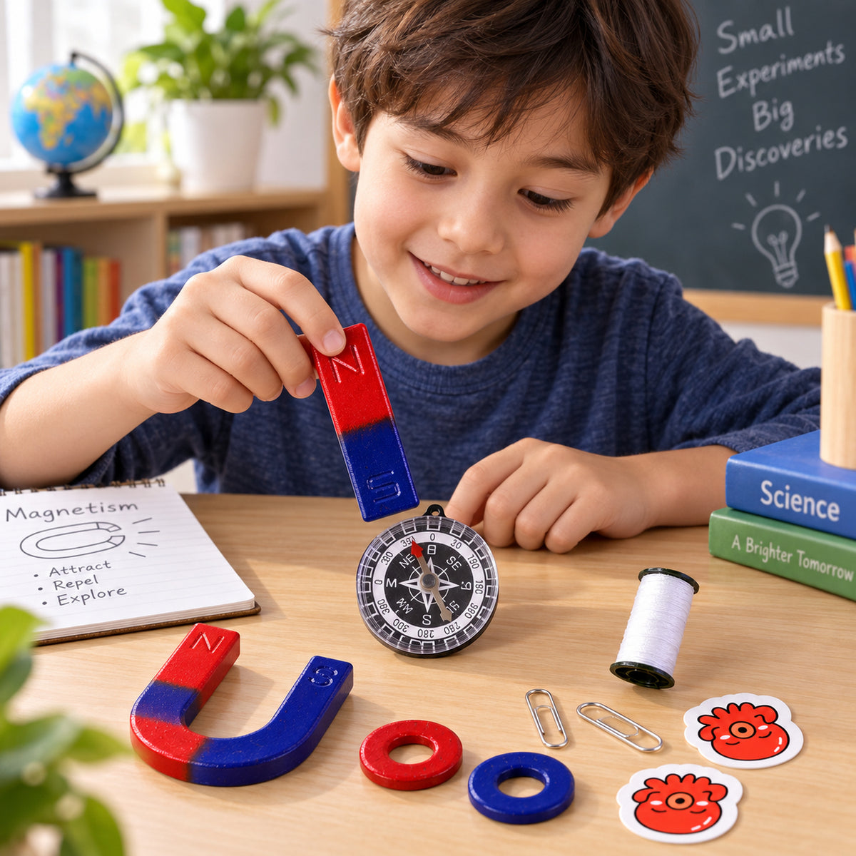 Magnet toy activity view
