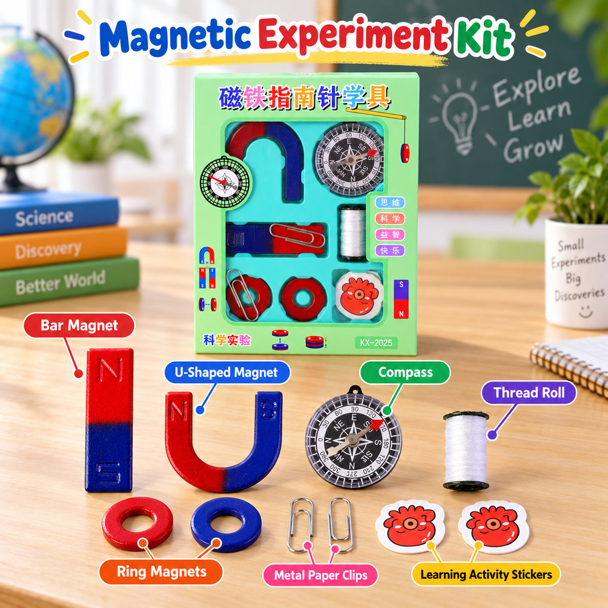 Magnet toy pieces detail