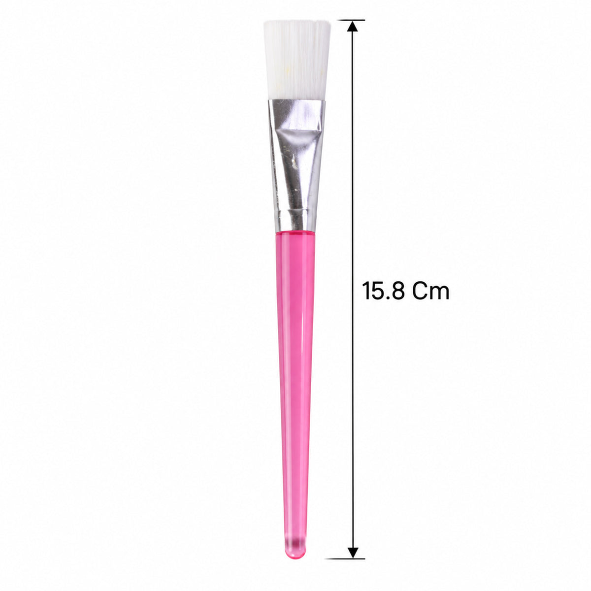 Flat Face Mask Brush Set for Even Skincare Application at Home and Salon (4 Pc)