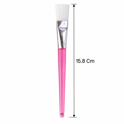 Flat Face Mask Brush Set for Even Skincare Application at Home and Salon (4 Pc)