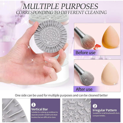 Electric Makeup Brush Cleaner and Dryer – Automatic USB Rechargeable Brush Washing Machine